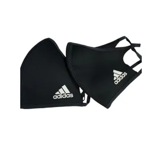 Photo of Pack of 4 New Adidas Face Covers Adult Black H08836 Washable