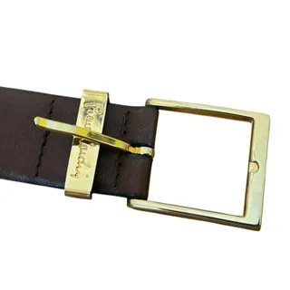 Photo of Size 36 Pierre Cardin Brown Soft Touch Cowhide Belt 1.2" width