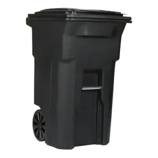 Photo of 64 Gallon Garbage Cans Trash Cans 2 Rugged Wheels