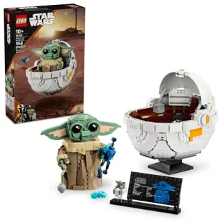 Photo of LEGO Star Wars Grogu with Hover Pram Building Toy Set