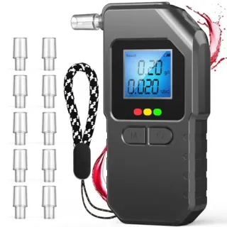 Photo of Breathalyzer, Professional-Grade Accuracy Portable Breath Alcohol Tester