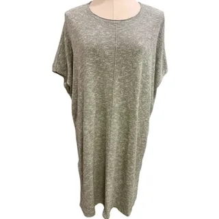 Photo of Size Large J.Jill Pure Jill Womens Gray Green Sweater Tunic Dress