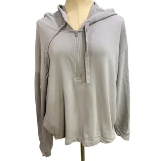 Photo of XXL Fabletics Womens 1/4 Zip Hoodie Sweatshirt Lavender Soft