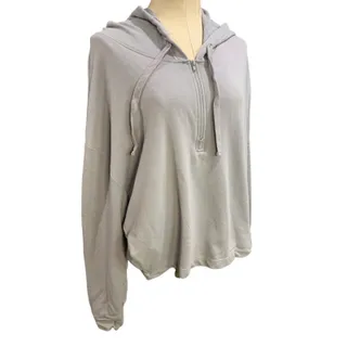 Photo of XXL Fabletics Womens 1/4 Zip Hoodie Sweatshirt Lavender Soft