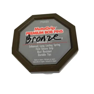 Photo of MetaGrip Premium New 300 Count Bobby Pins Grip Crimped Bronze