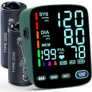 Photo of Blood Pressure Monitor, 2 Cuff Sizes Automatic Upper Arm Blood Pressure Machine