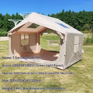 Photo of Warmth-Enhanced Thickened Camping Inflatable Tent